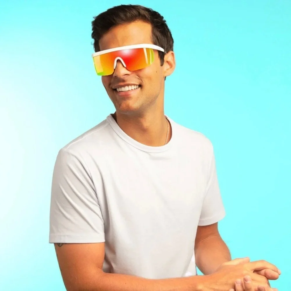 Tipsy Elves Unisex Miami‎ Ice Retro Sunglasses
